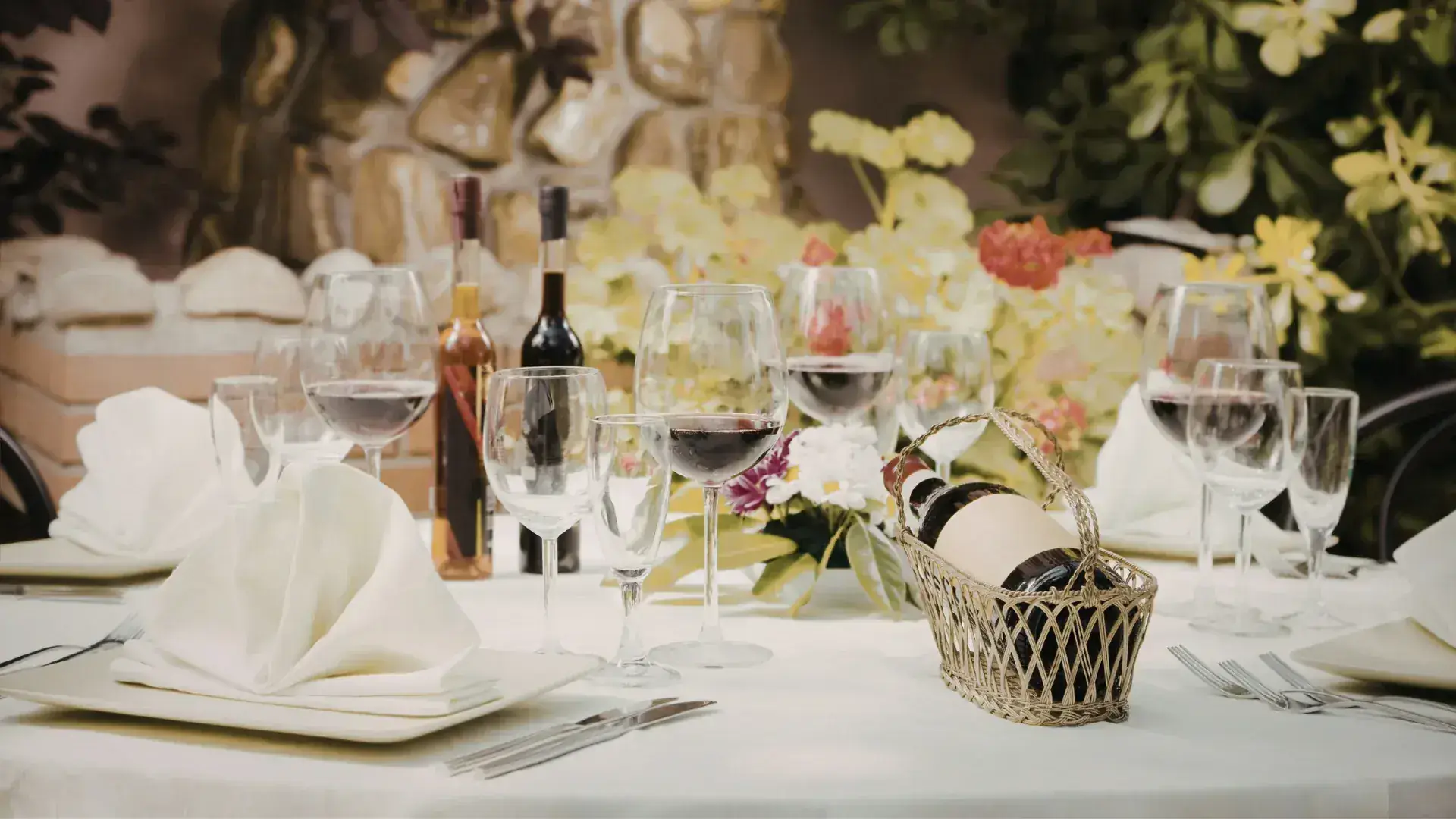 Dîner gastronomique en extérieur — séjour privé avec chef